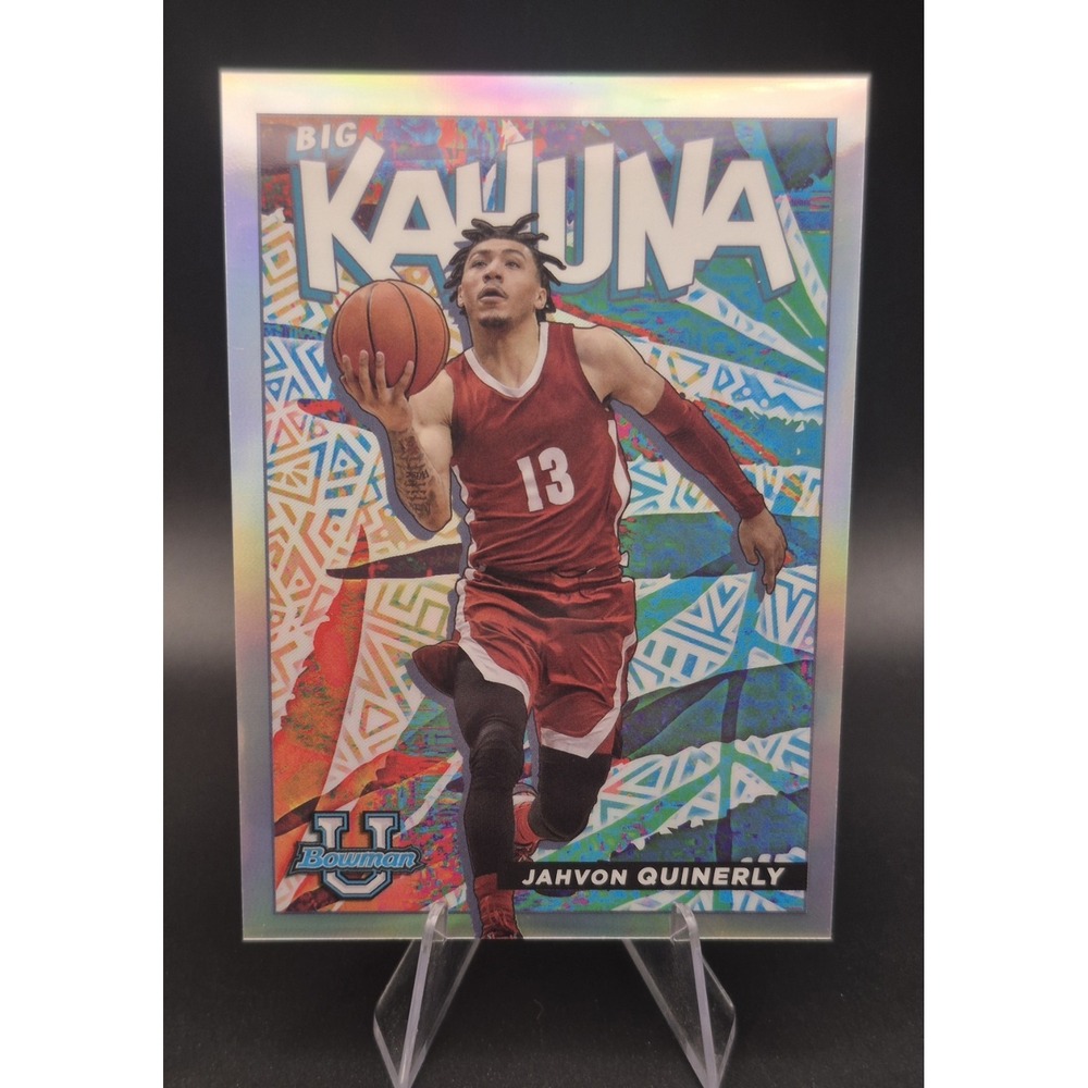 2021-22 Bowman‎ U Jahvon Quinerly #BK-6 Big Kahuna Refractor SP Crimson Tide